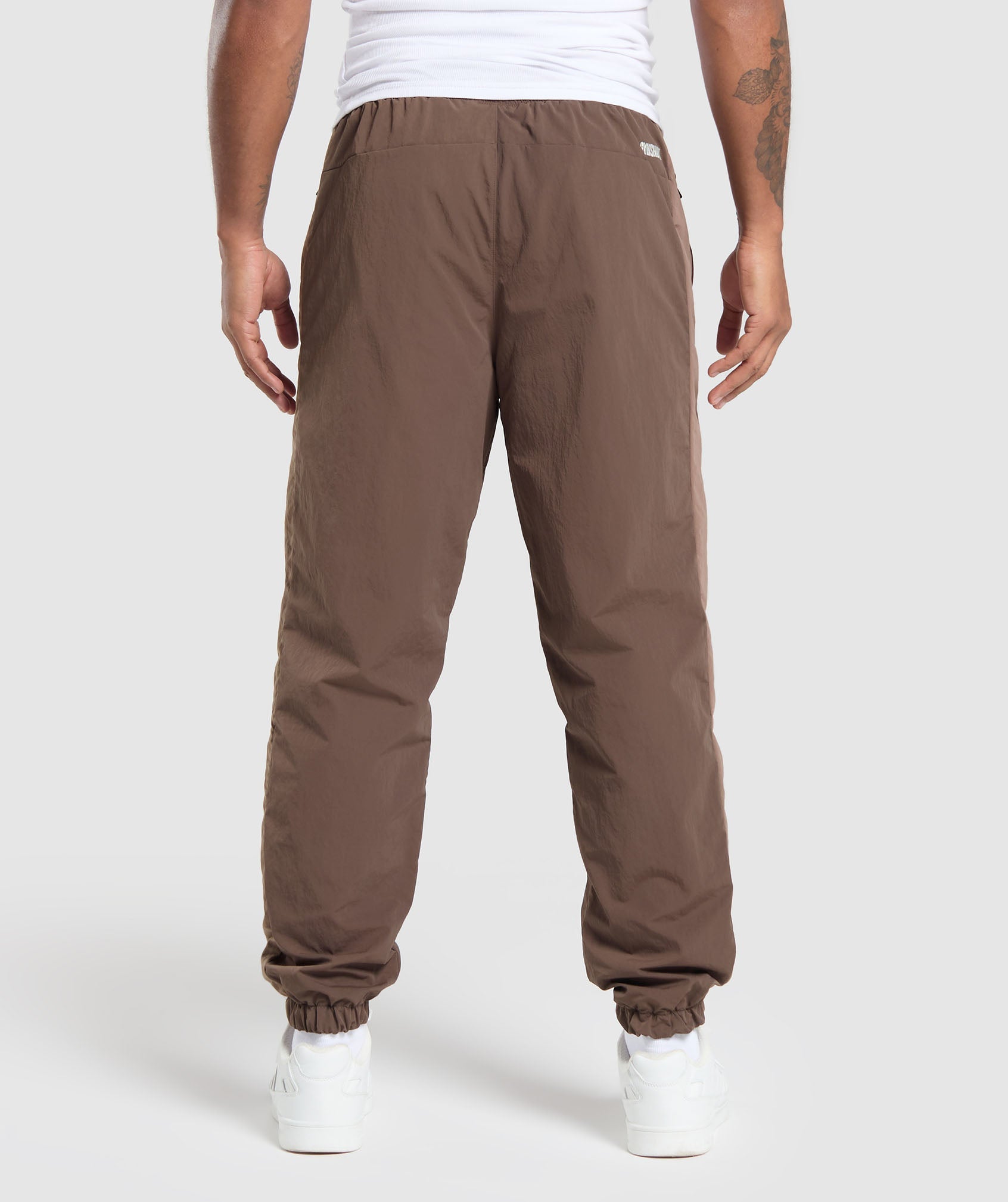 Retro Track Pants - Walnut Brown/Mocha Mauve/Soft White