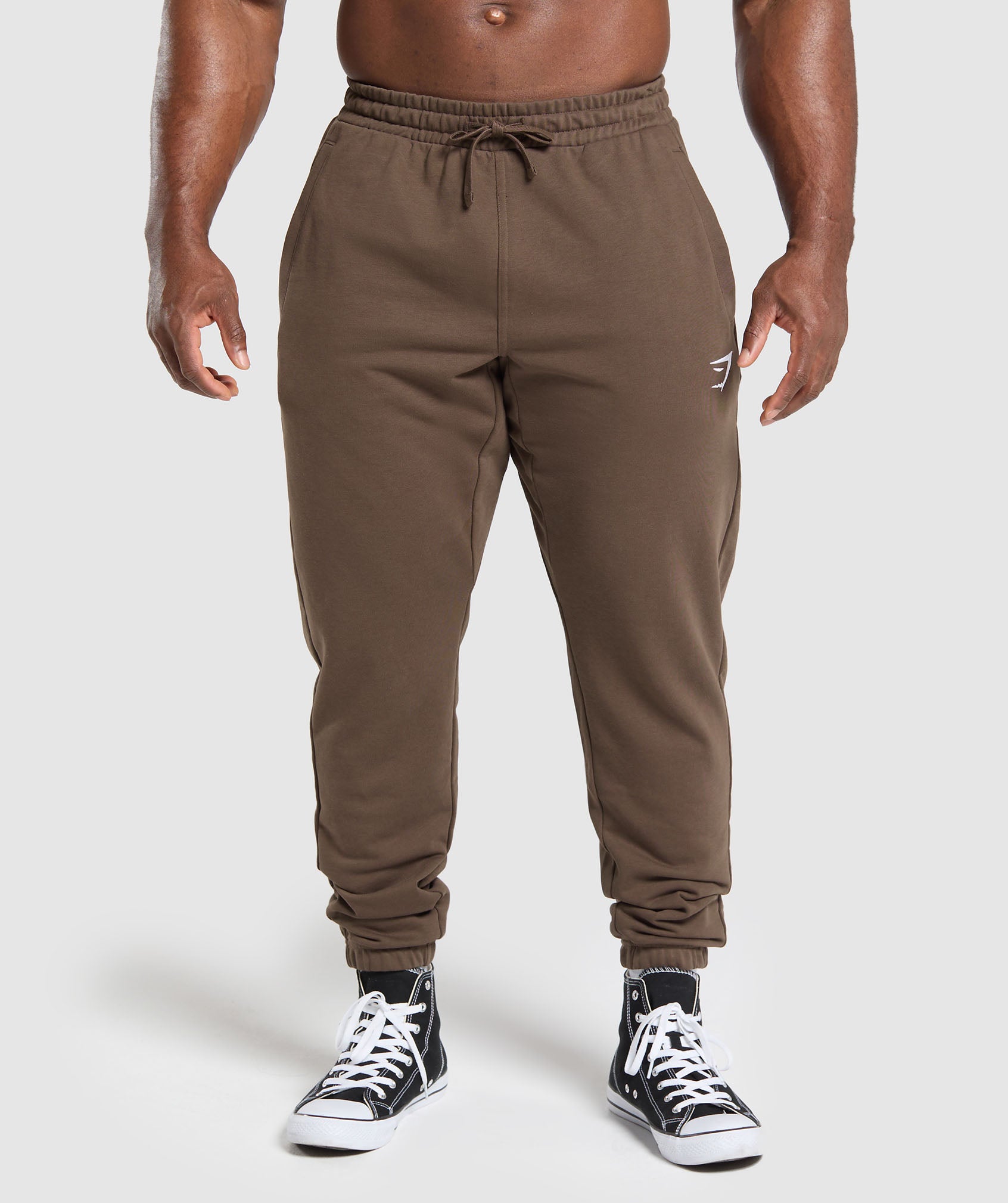 Essential Oversized Joggers - Walnut Brown
