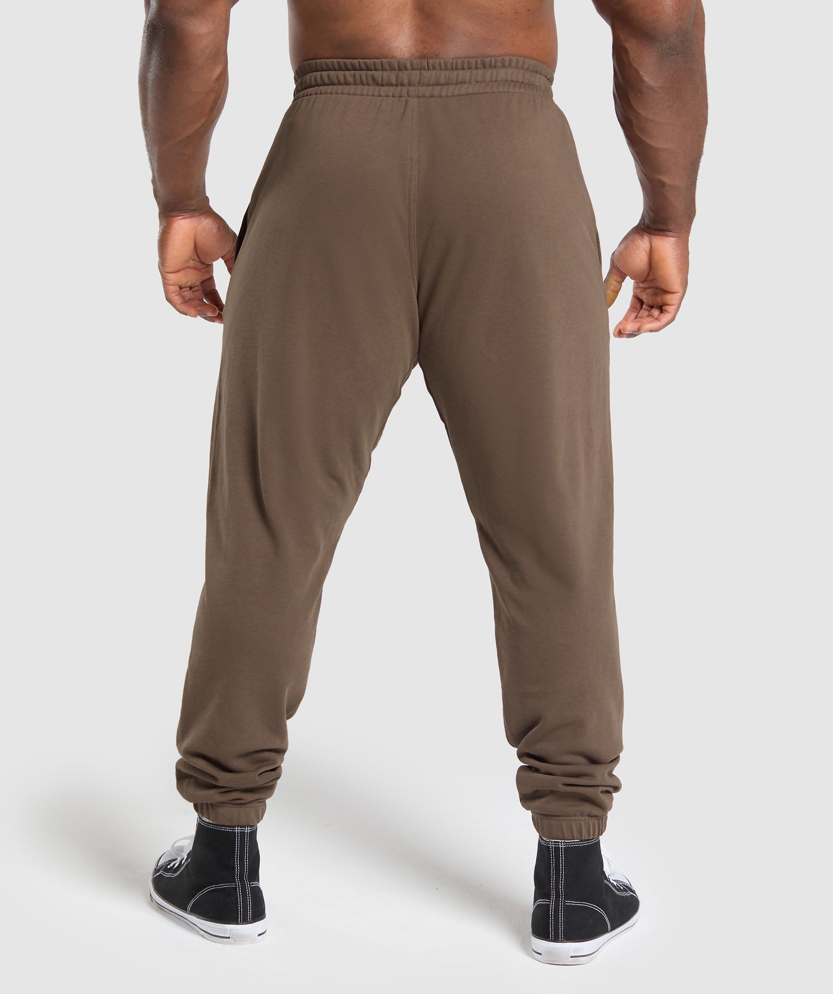 Essential Oversized Joggers - Walnut Brown