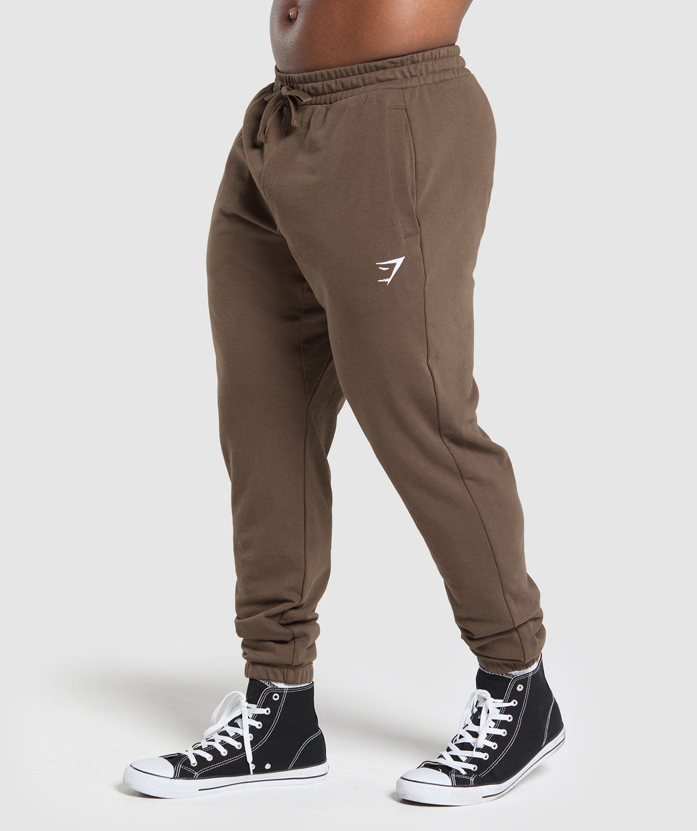 Essential Oversized Joggers - Walnut Brown