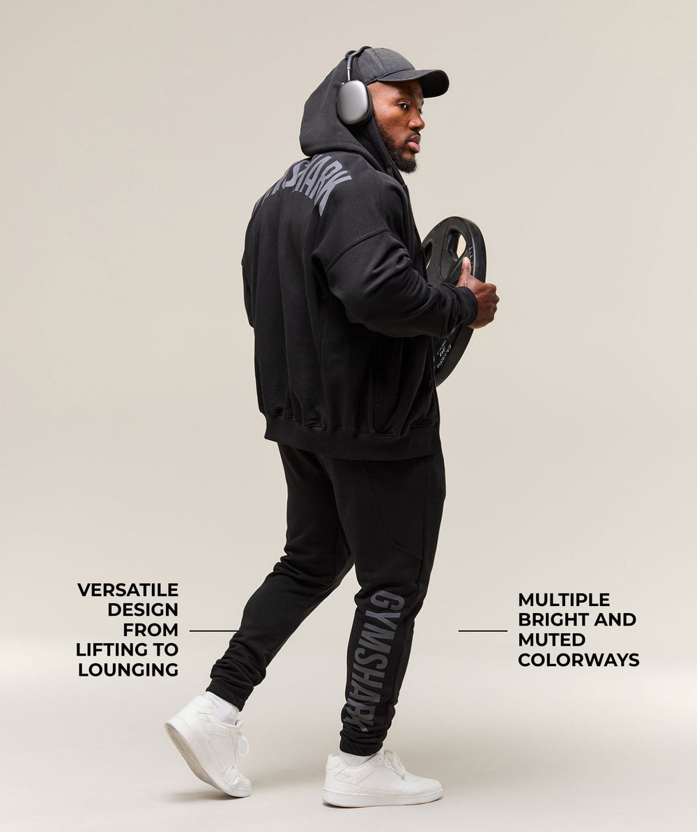 Power Wordmark Joggers - Black