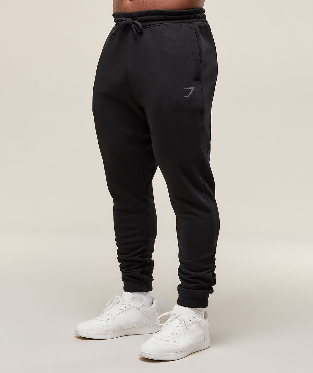 Power Wordmark Joggers - Black
