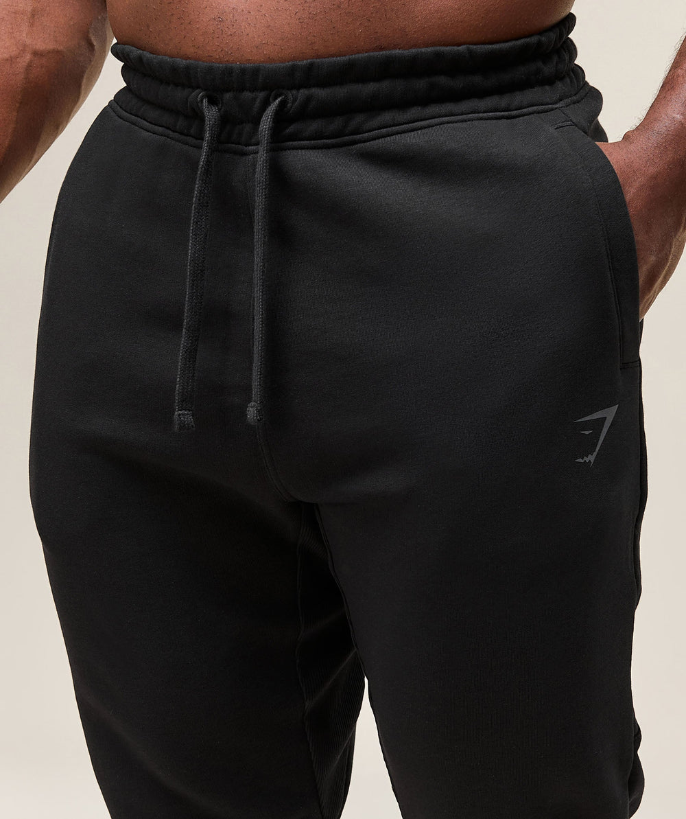 Power Wordmark Joggers - Black