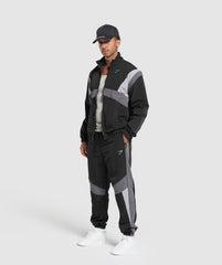 Retro Track Pants - Black/Dark Grey/Smokey Grey