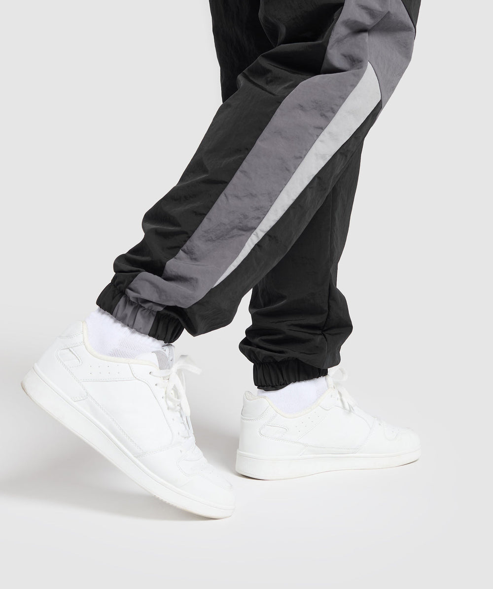 Retro Track Pants - Black/Dark Grey/Smokey Grey