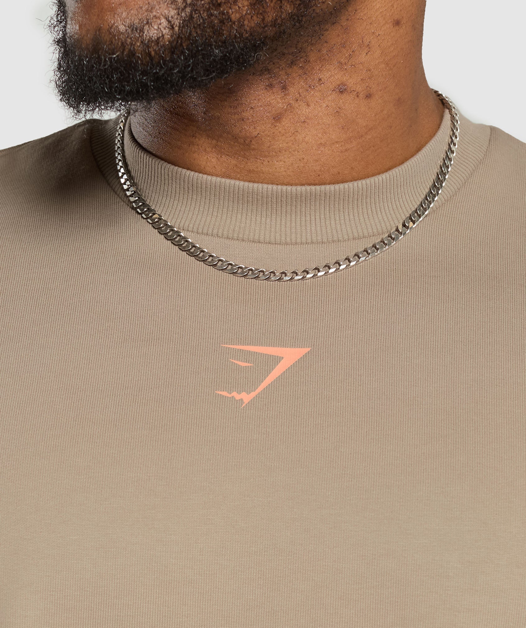 Trophy Graphic Crew - Cement Brown