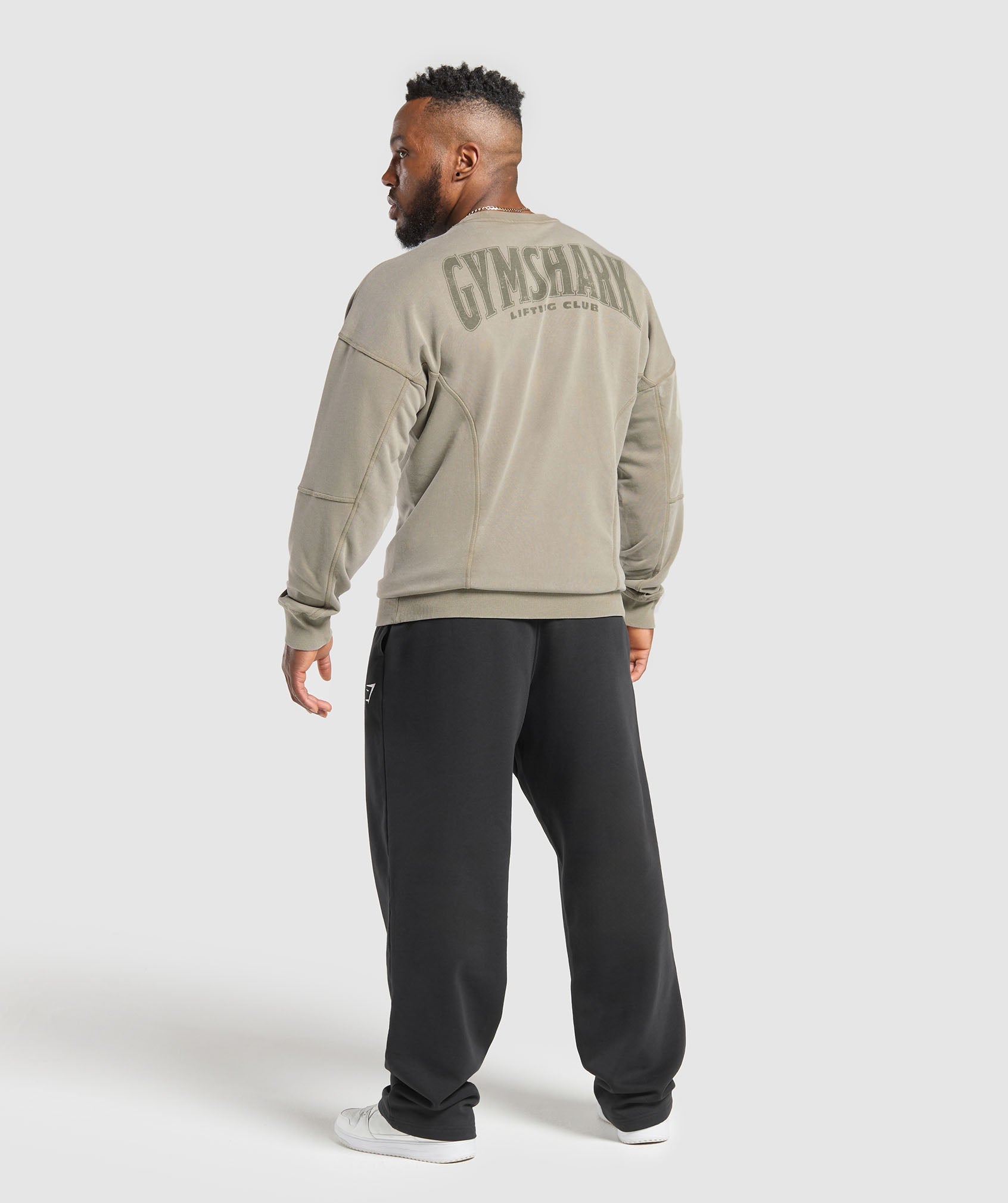 Heritage Washed Crew - Utility Green