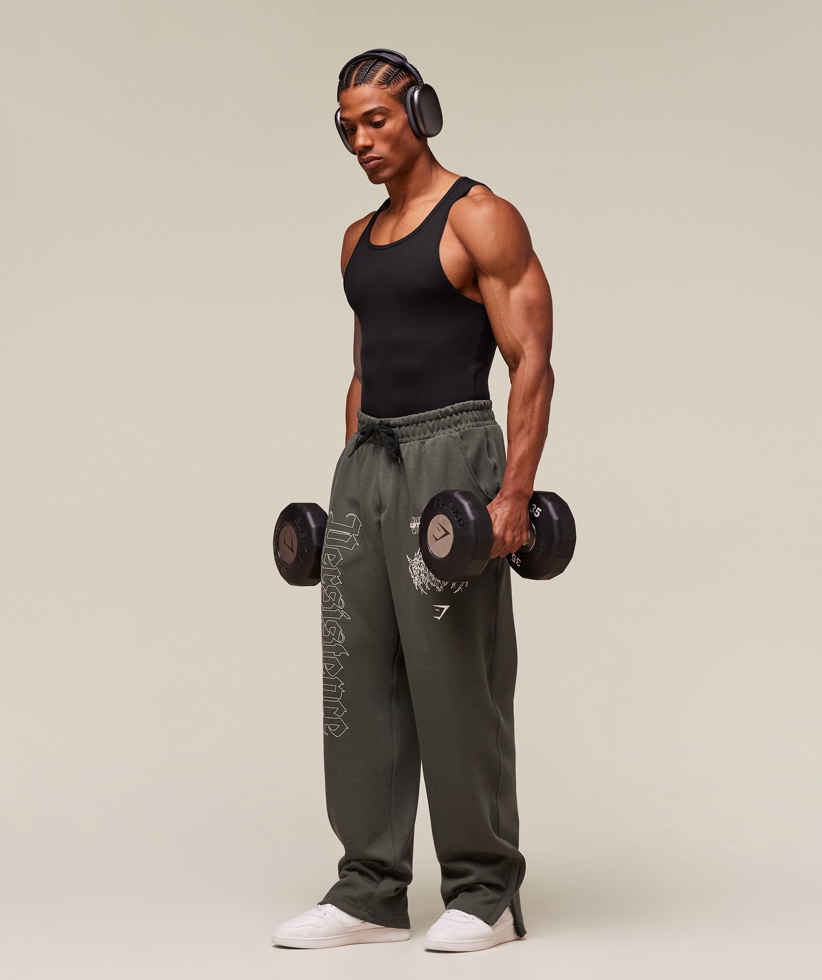 Carlos Belcast x Rest Day Track Pants - Strength Green