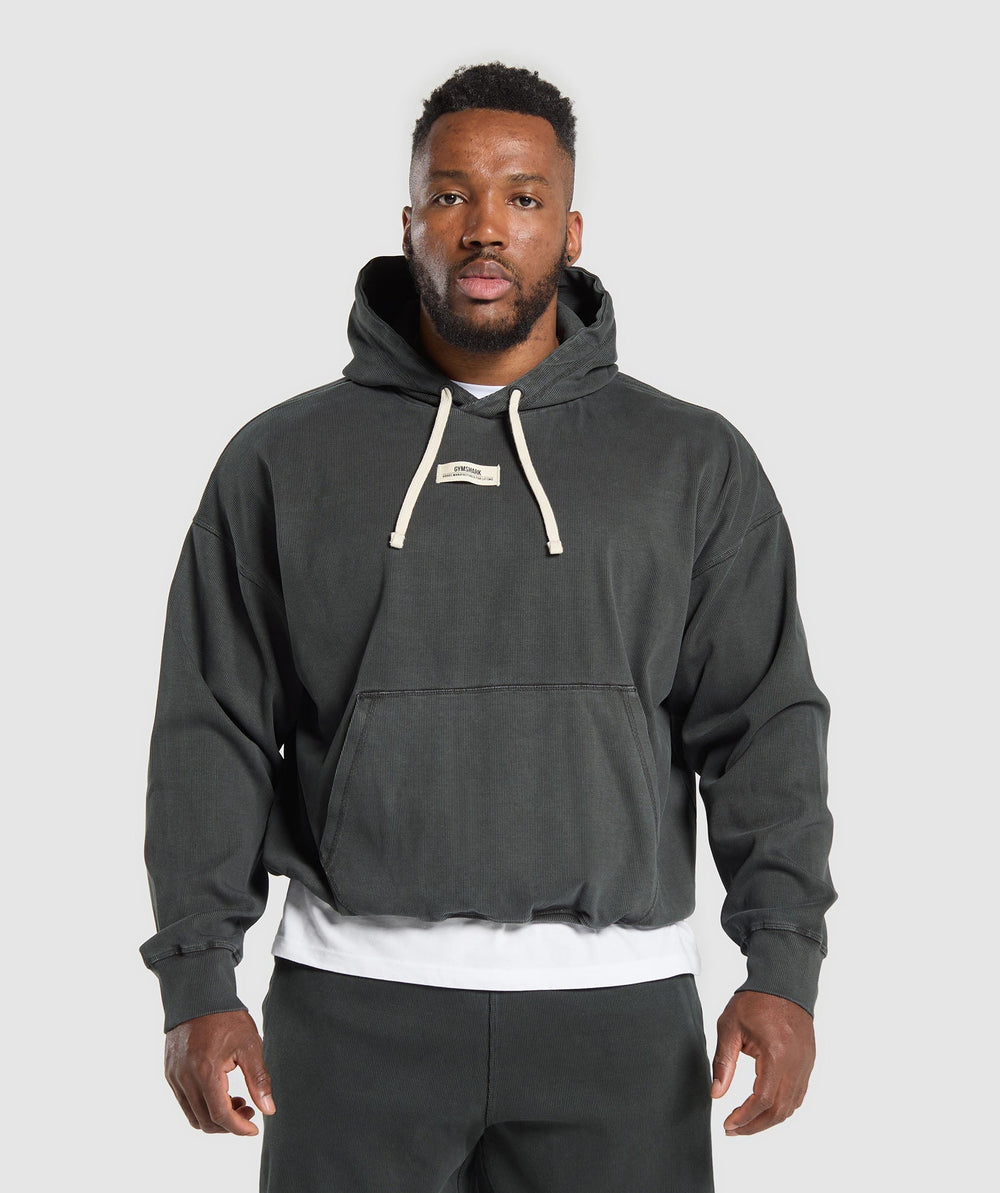 Heavyweight Rib Hoodie - Asphalt Grey