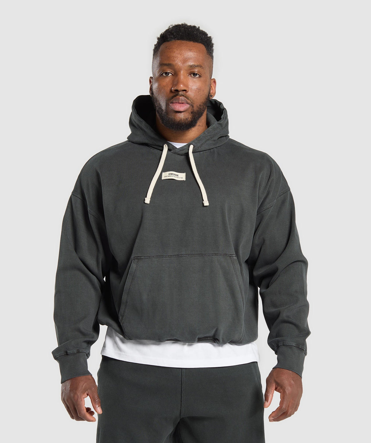 Heavyweight Rib Hoodie - Asphalt Grey