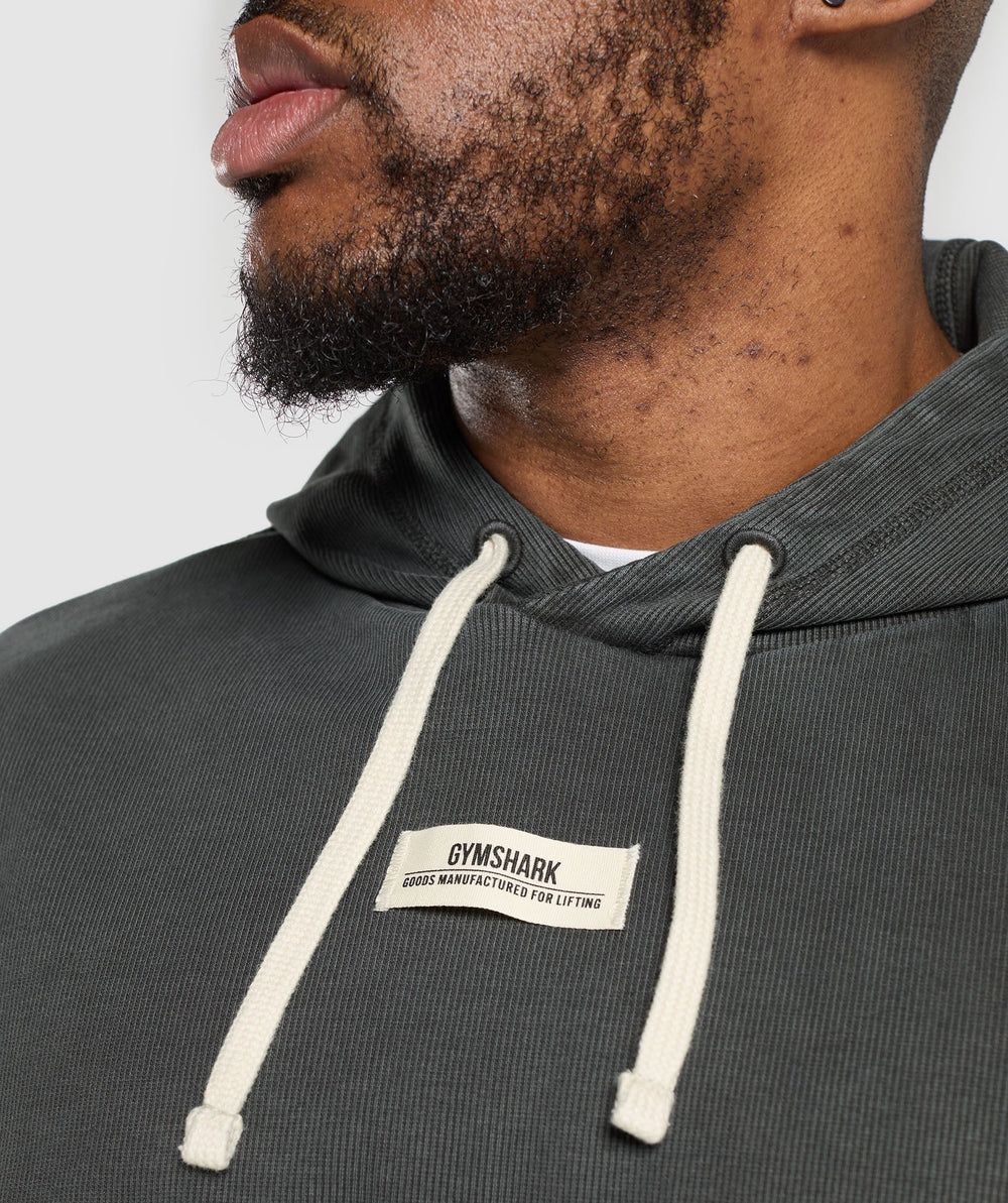 Heavyweight Rib Hoodie - Asphalt Grey