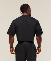 Legacy Cropped Short Sleeve Crew - Black