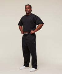 Legacy Cropped Short Sleeve Crew - Black