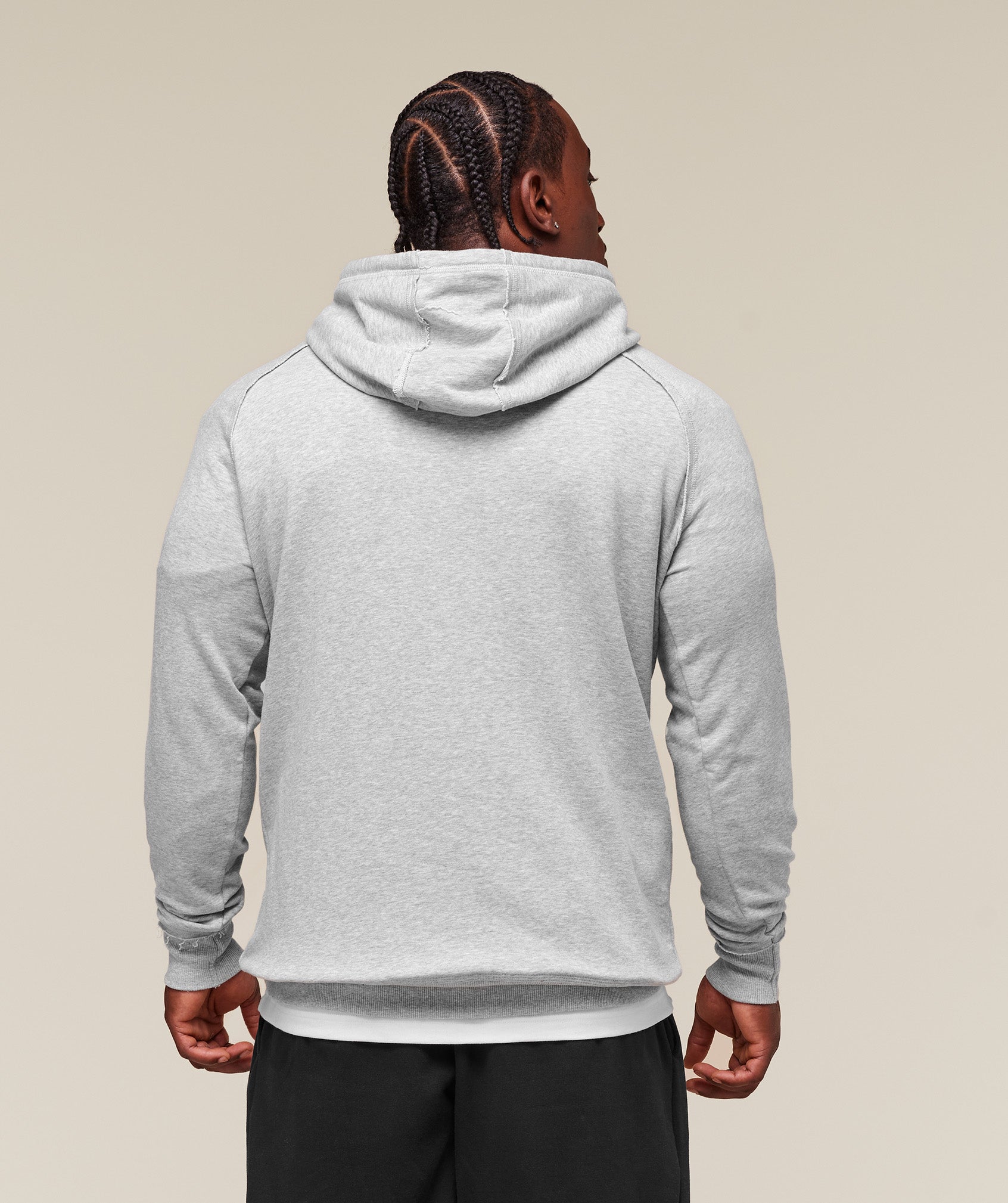 Legacy Hoodie - Light Grey Marl