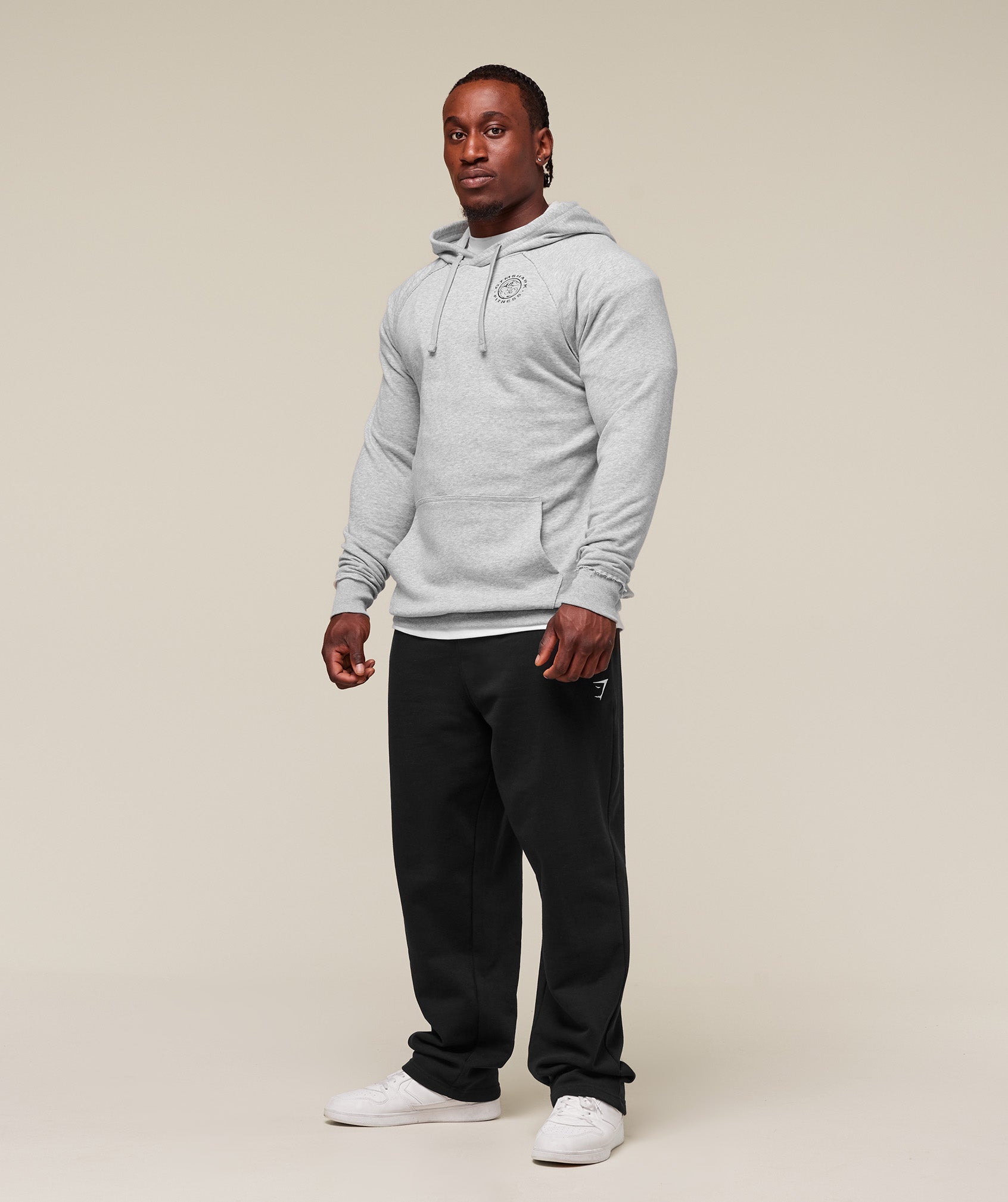 Legacy Hoodie - Light Grey Marl