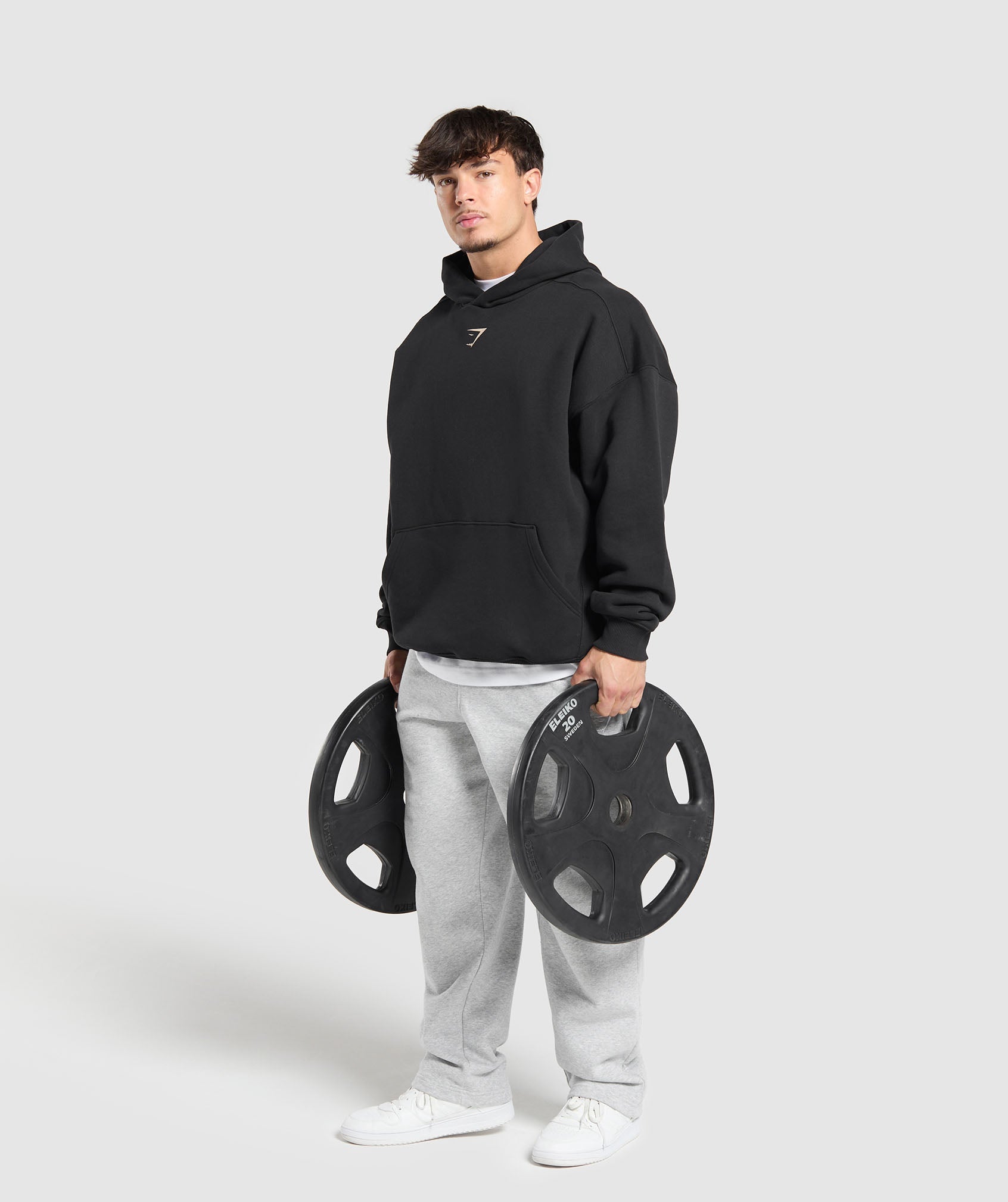 Lifting Club Hoodie - Black/Pebble Grey