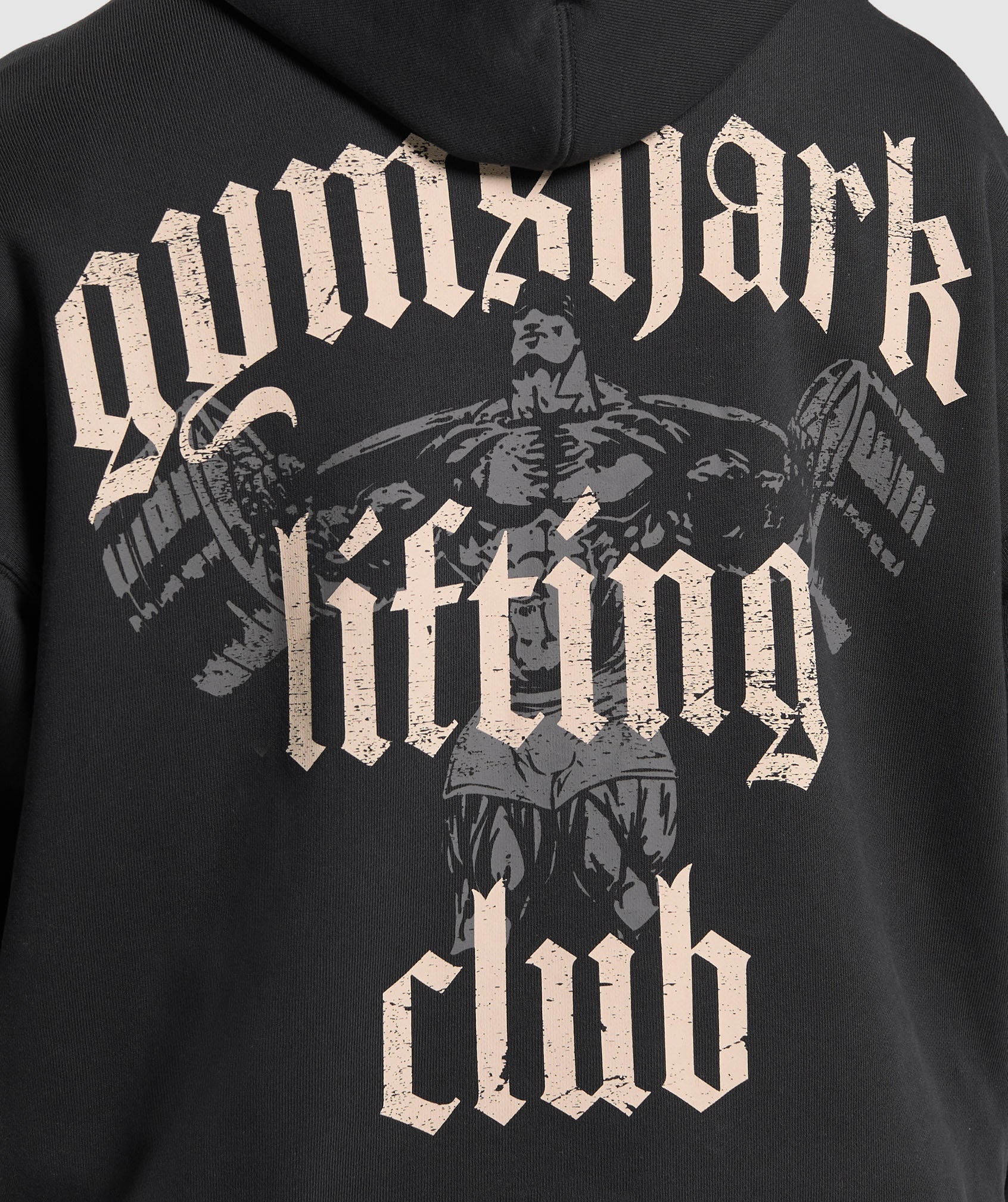 Lifting Club Hoodie - Black/Pebble Grey
