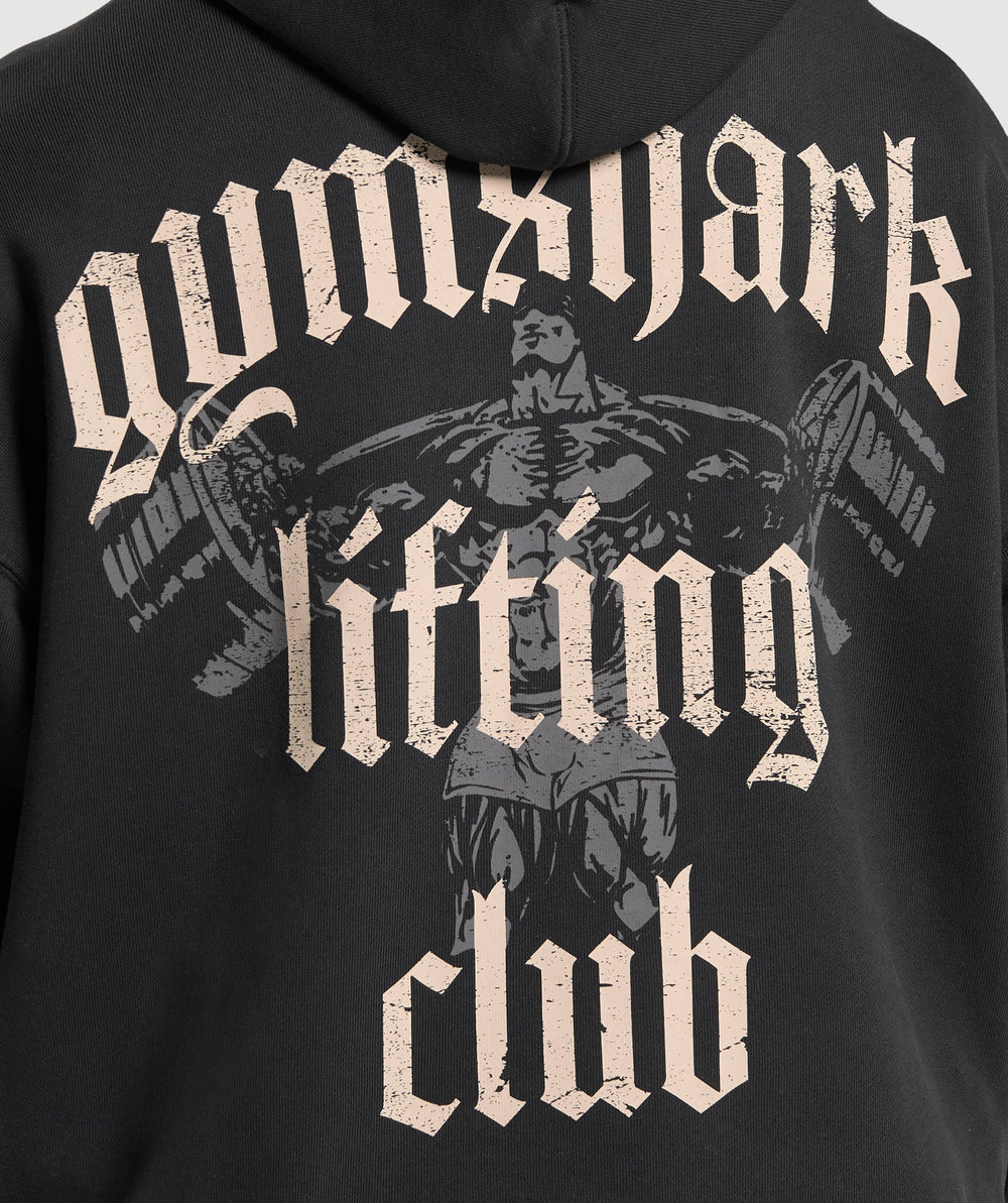 Lifting Club Hoodie - Black/Pebble Grey