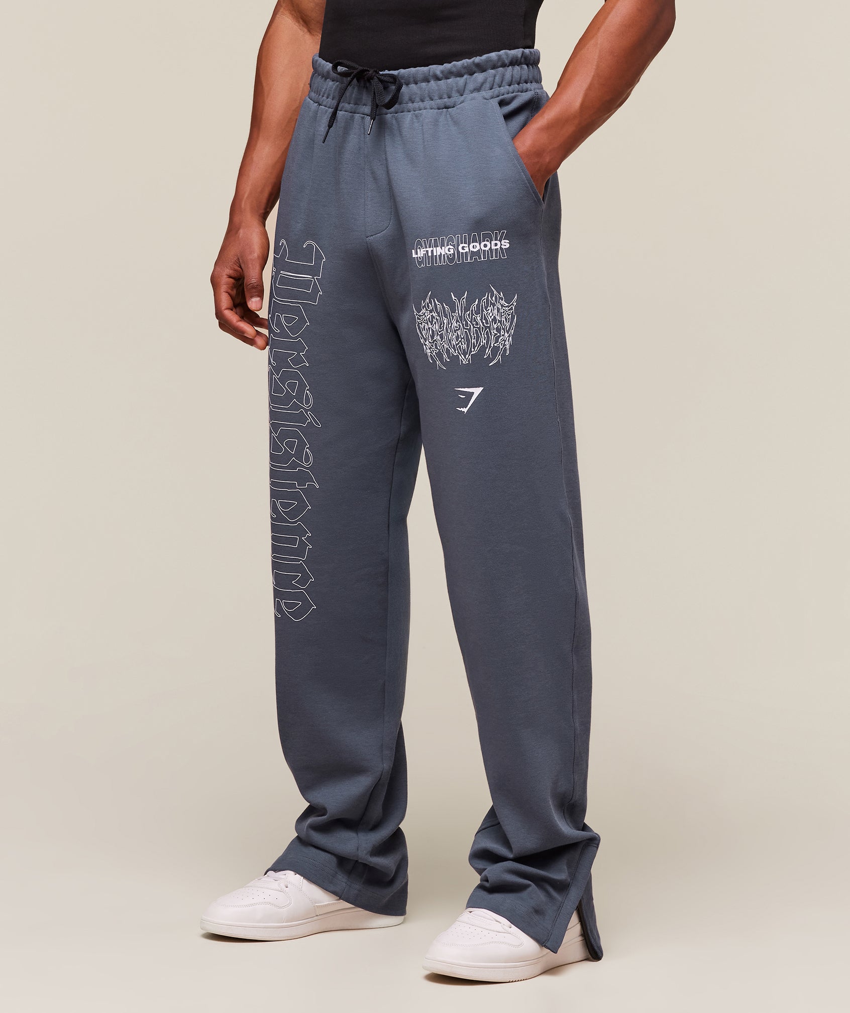 Carlos Belcast x Rest Day Track Pants - Titanium Blue