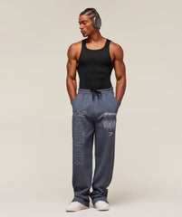 Carlos Belcast x Rest Day Track Pants - Titanium Blue