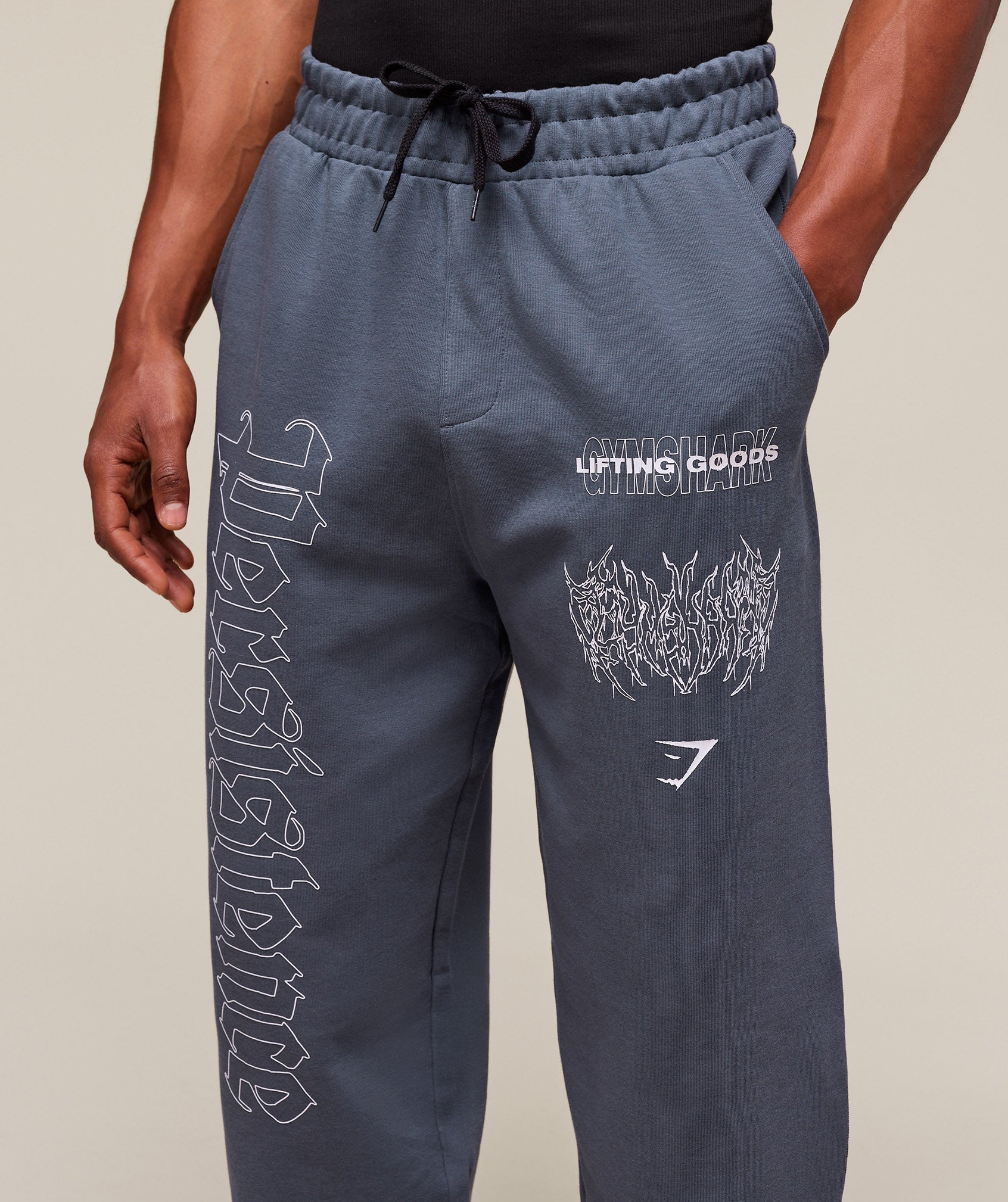 Carlos Belcast x Rest Day Track Pants - Titanium Blue
