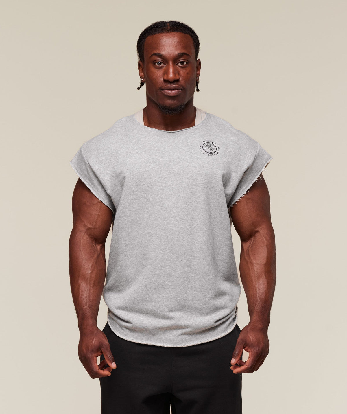 Legacy Cap Sleeve Rag Top - Light Grey Core Marl