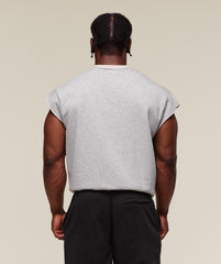 Legacy Cap Sleeve Rag Top - Light Grey Core Marl