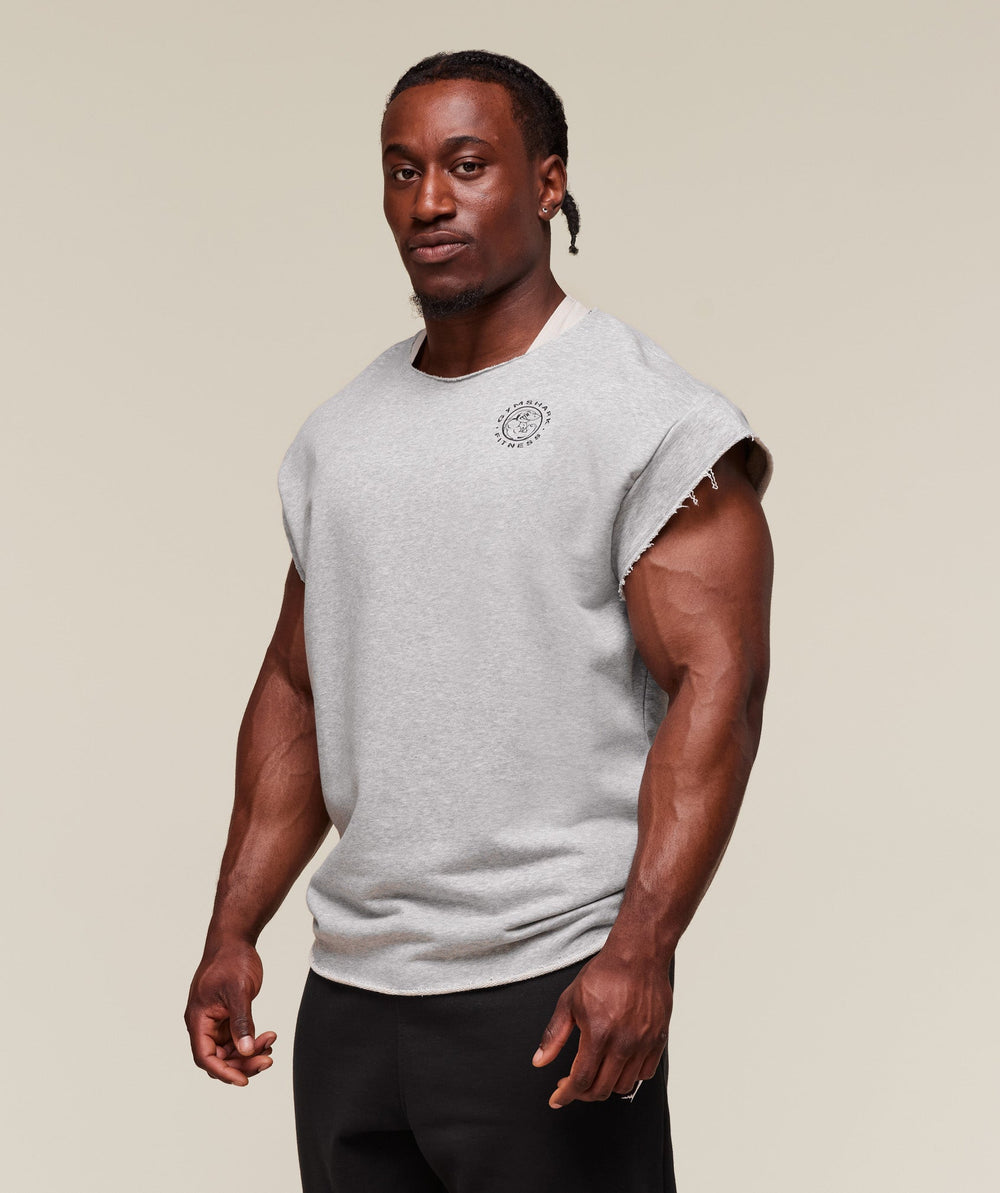 Legacy Cap Sleeve Rag Top - Light Grey Core Marl