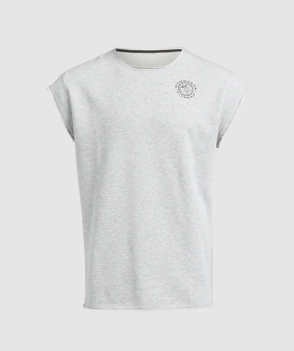 Legacy Cap Sleeve Rag Top - Light Grey Core Marl