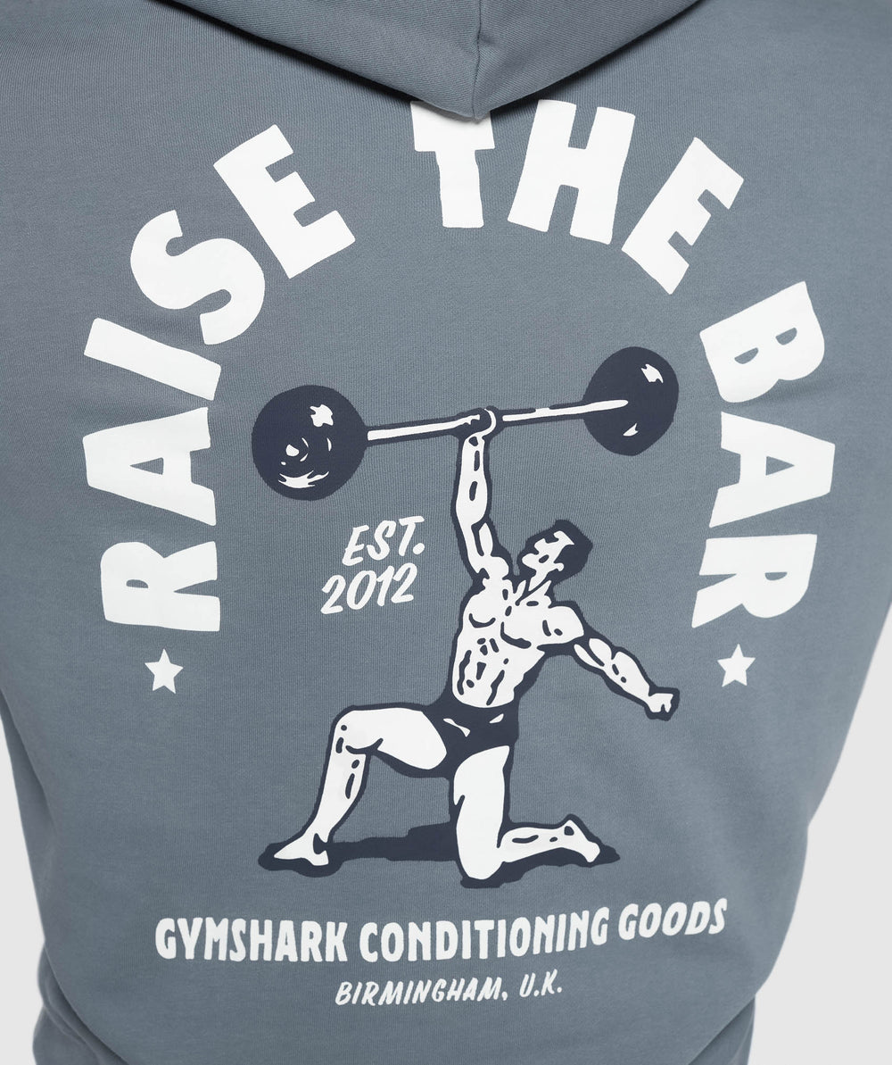 Raise the Bar Hoodie - Iron Blue