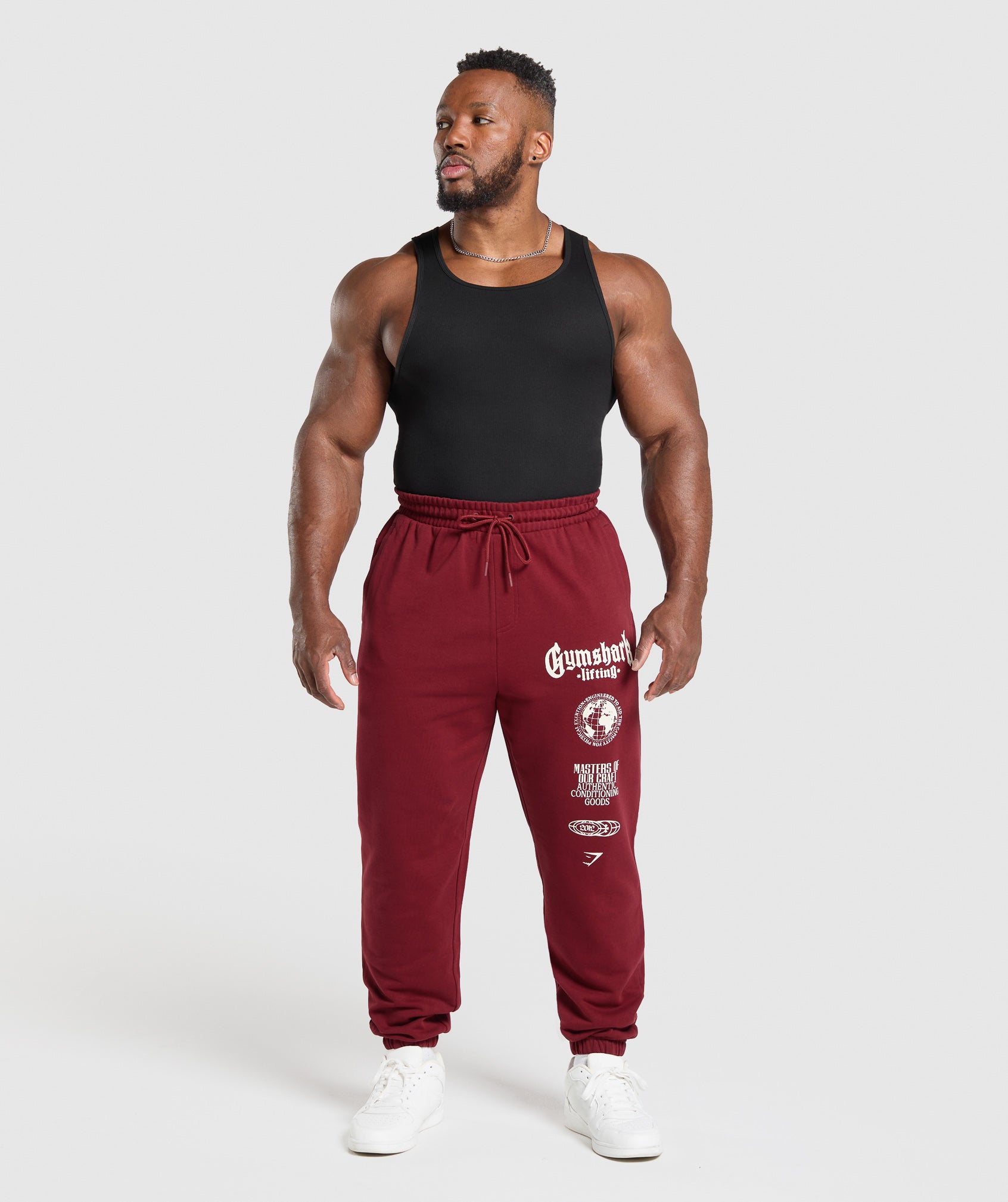 Global Lifting Oversized Joggers - Sets Red
