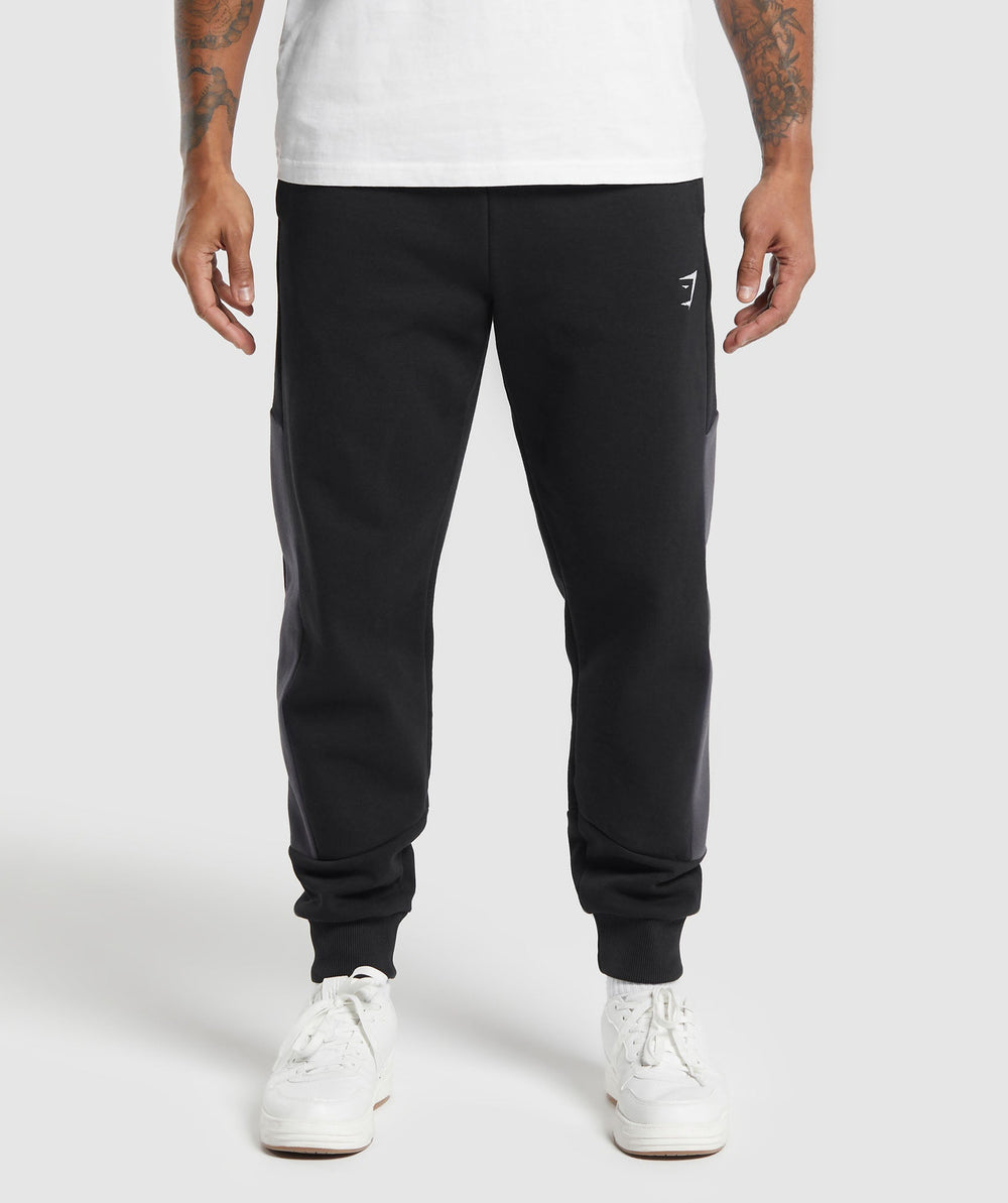 Pique Joggers - Black/Onyx Grey