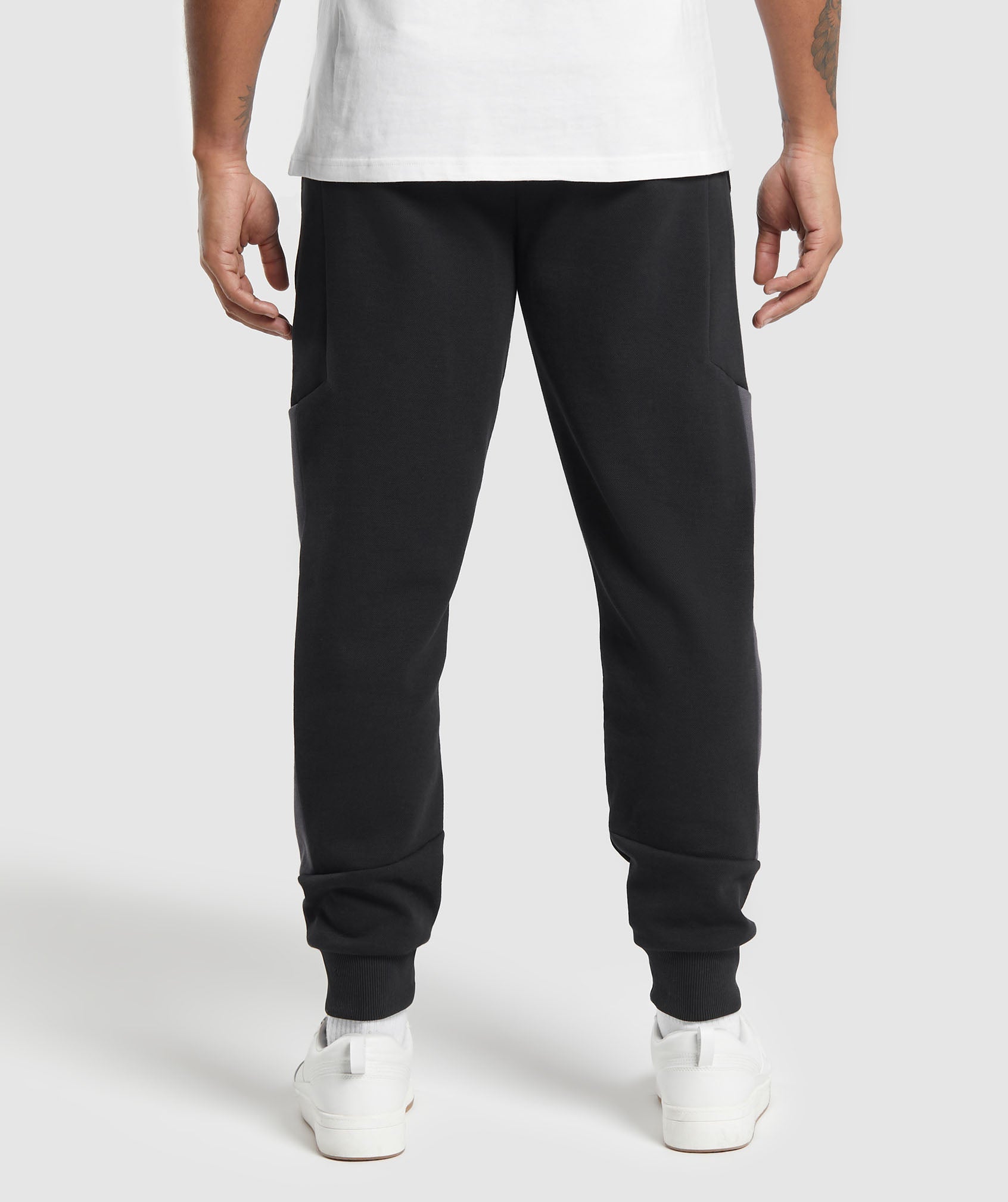 Pique Joggers - Black/Onyx Grey