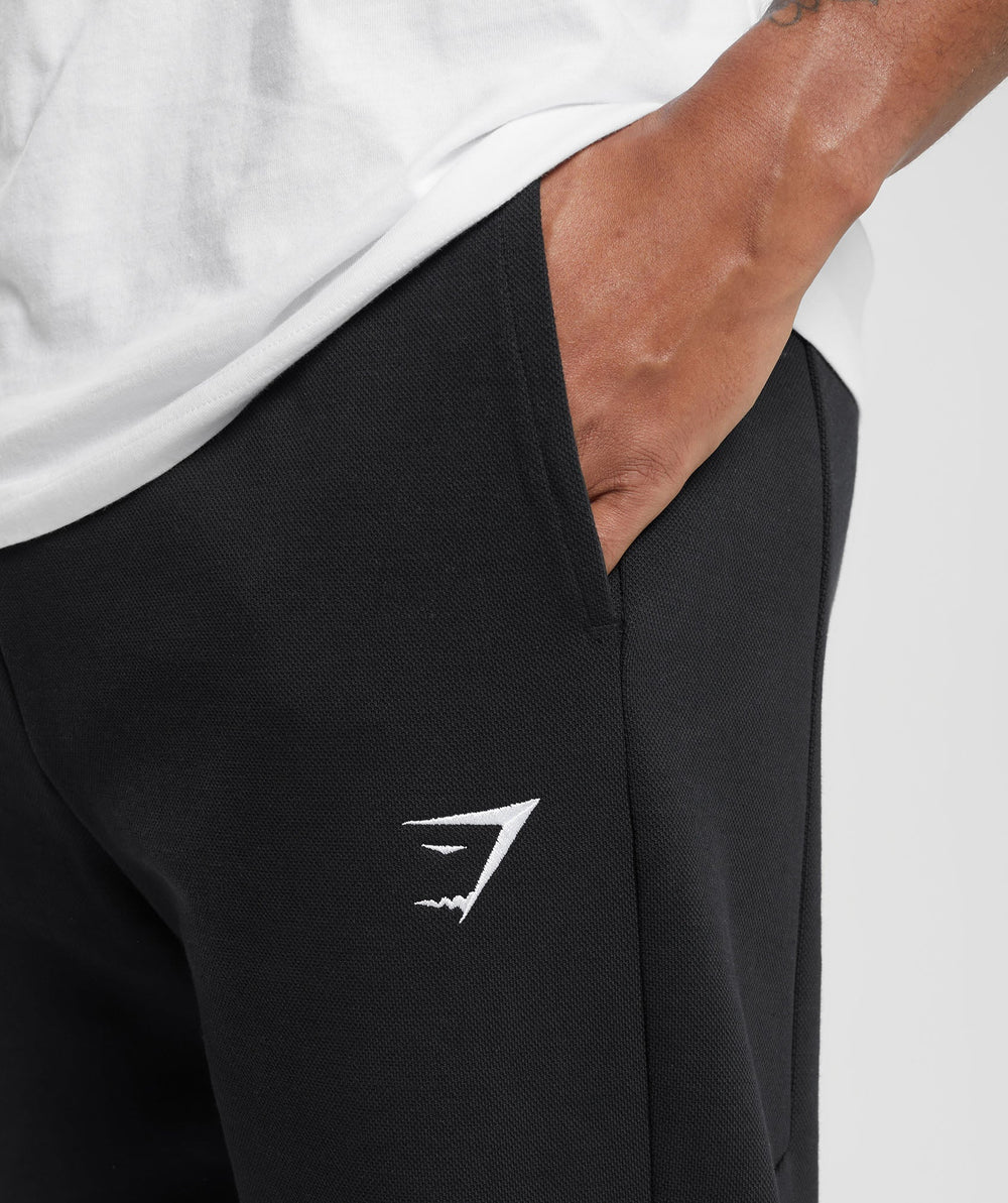 Pique Joggers - Black/Onyx Grey