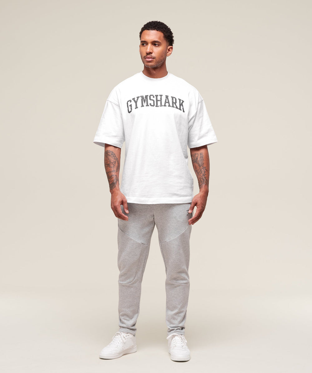 Interlock Tech Joggers - Light Grey Core Marl