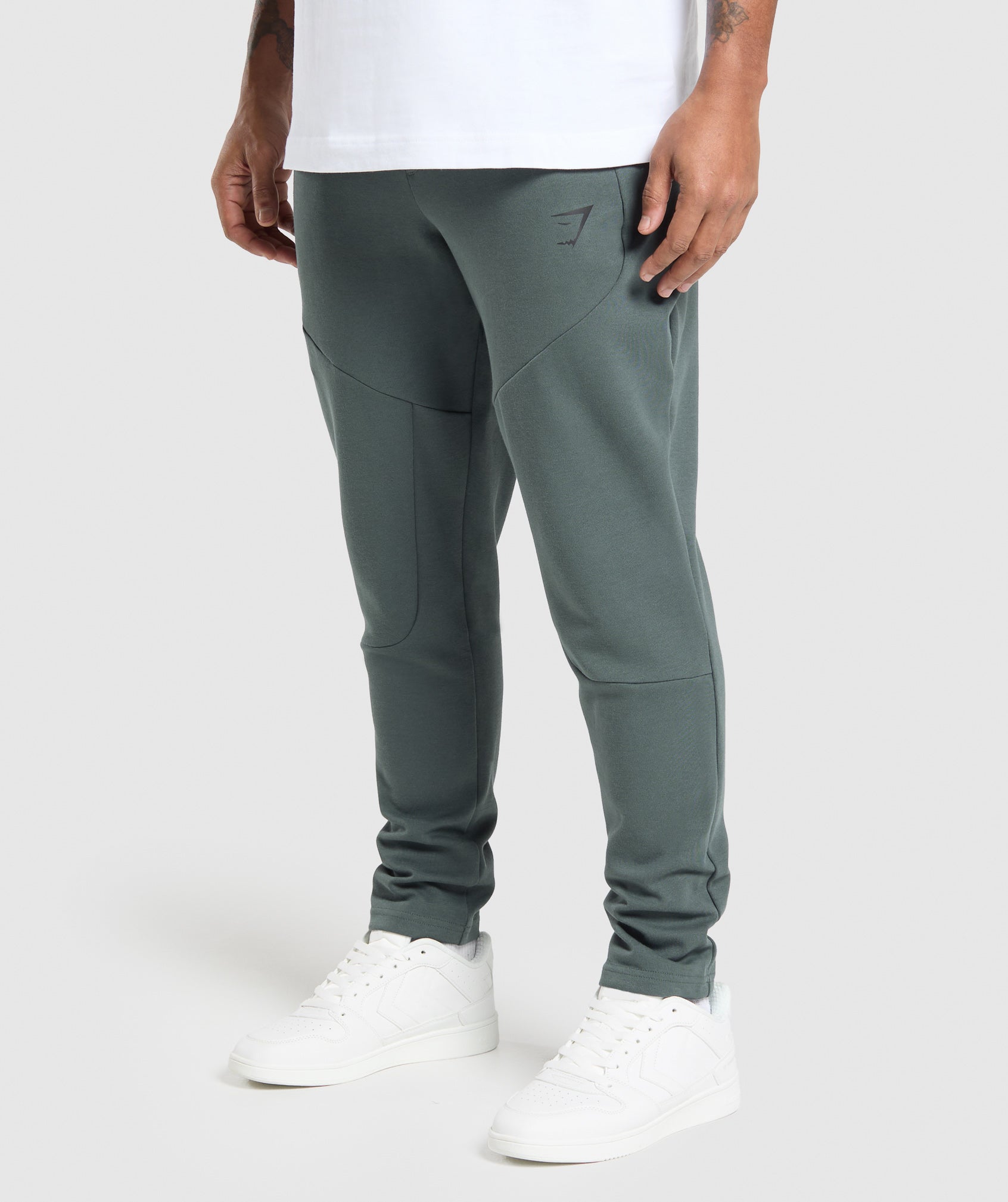 Interlock Tech Joggers - Slate Teal