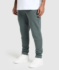 Interlock Tech Joggers - Slate Teal