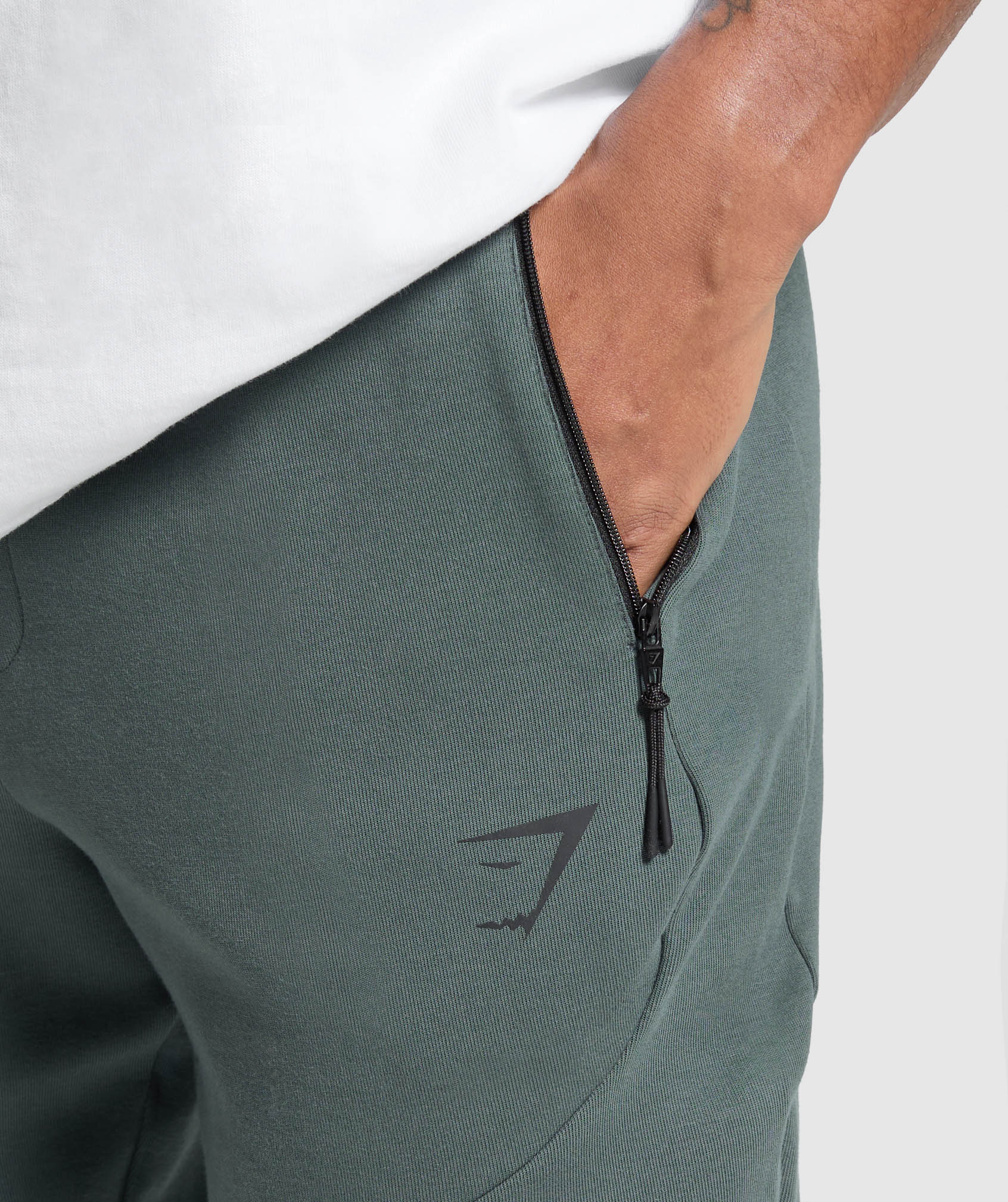 Interlock Tech Joggers - Slate Teal