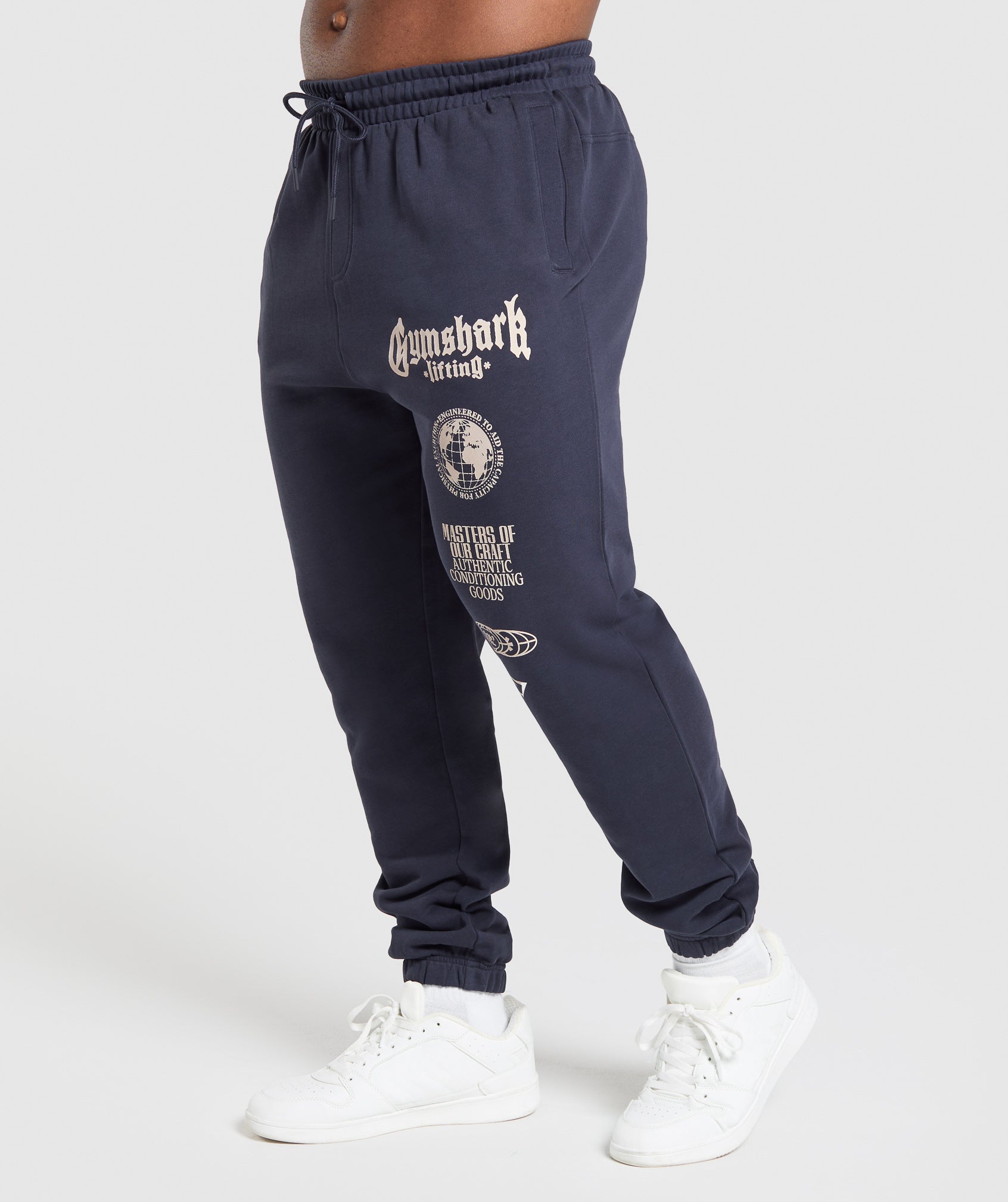 Global Lifting Oversized Joggers - Heavy Blue