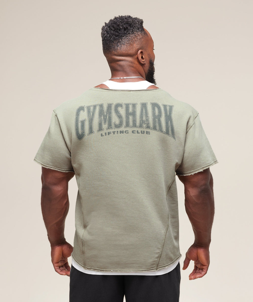 Heritage Washed Rag Top - Stone Grey