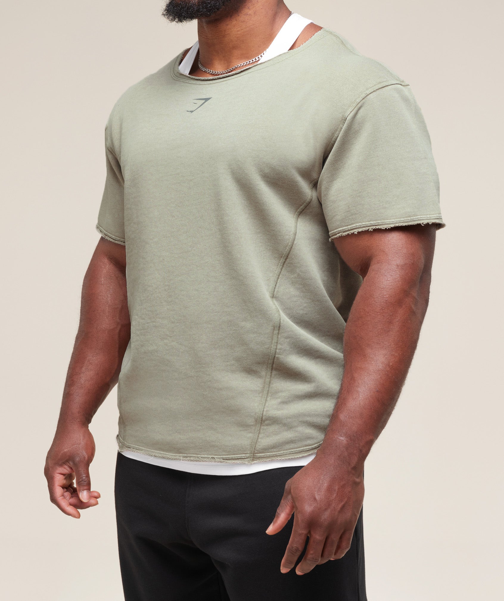Heritage Washed Rag Top - Stone Grey