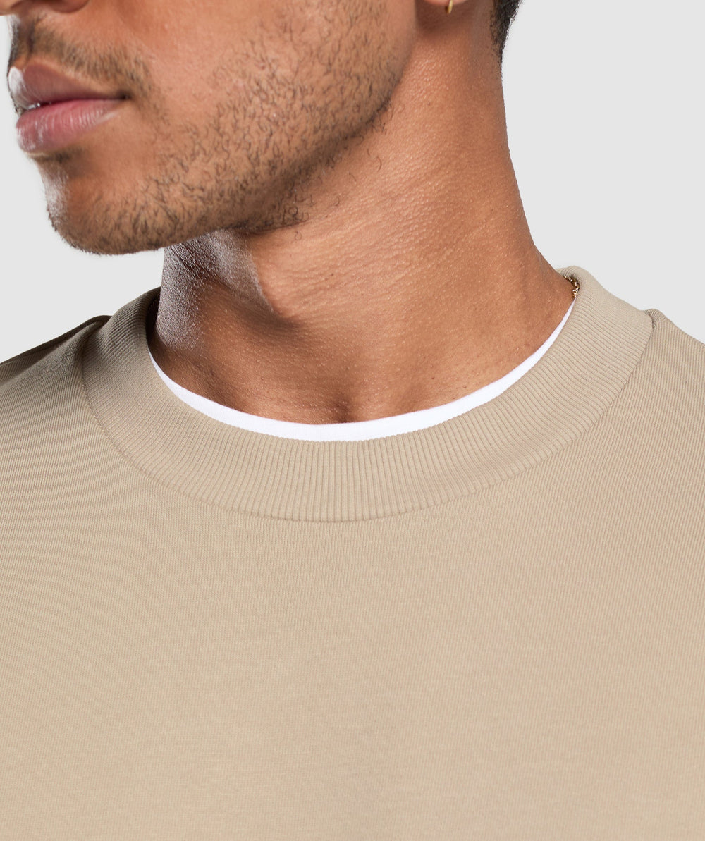Rest Day Essentials Crew - Sand Brown