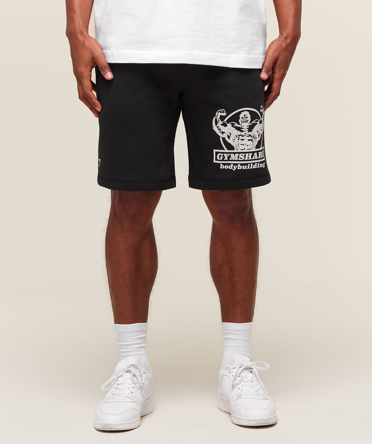 Double Bicep 9" Shorts - Black