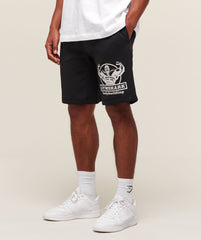 Double Bicep 9" Shorts - Black