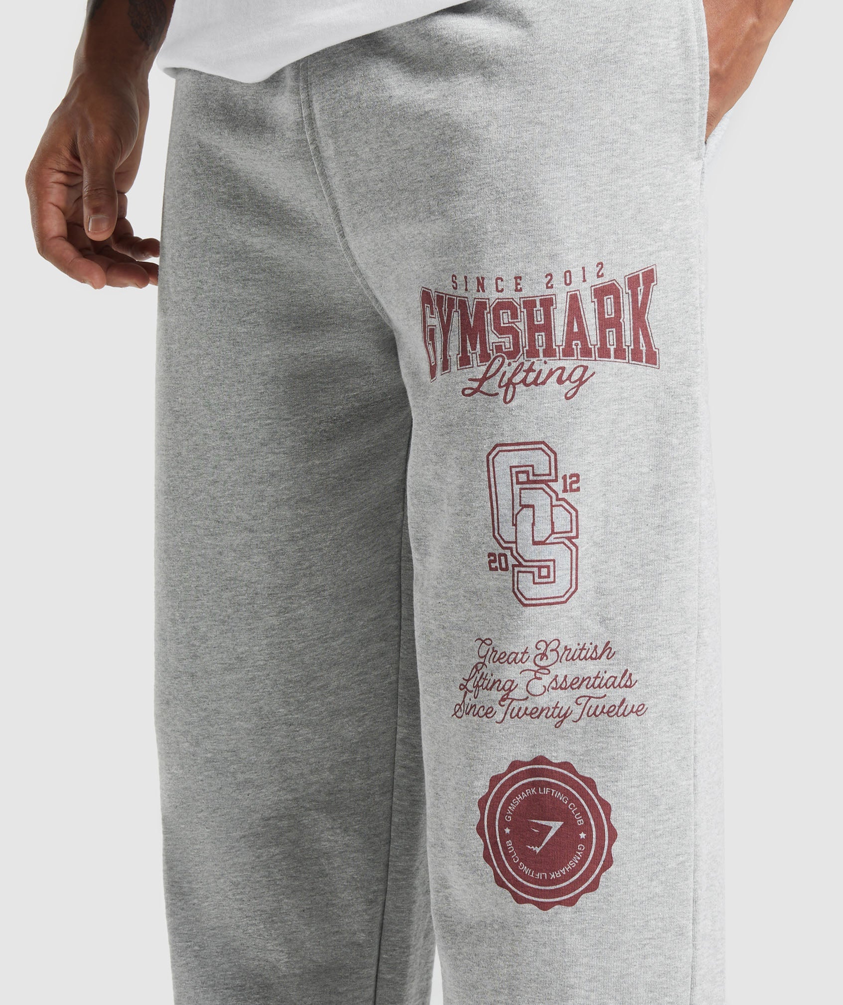 Lifting Essentials Straight Leg Pant - Light Grey Core Marl