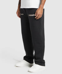 EST 2012 Straight Leg Joggers - Black