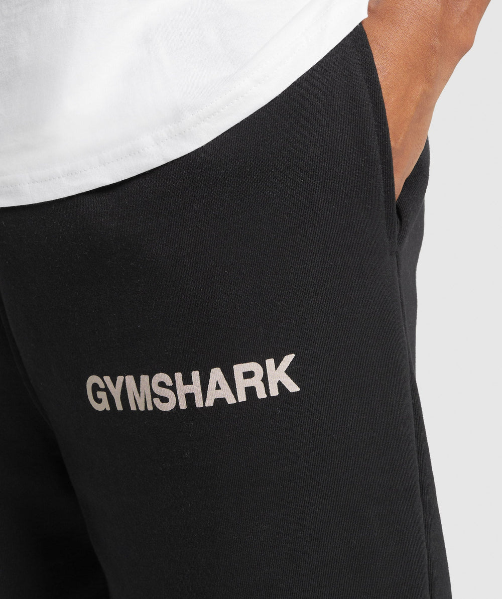 EST 2012 Straight Leg Joggers - Black