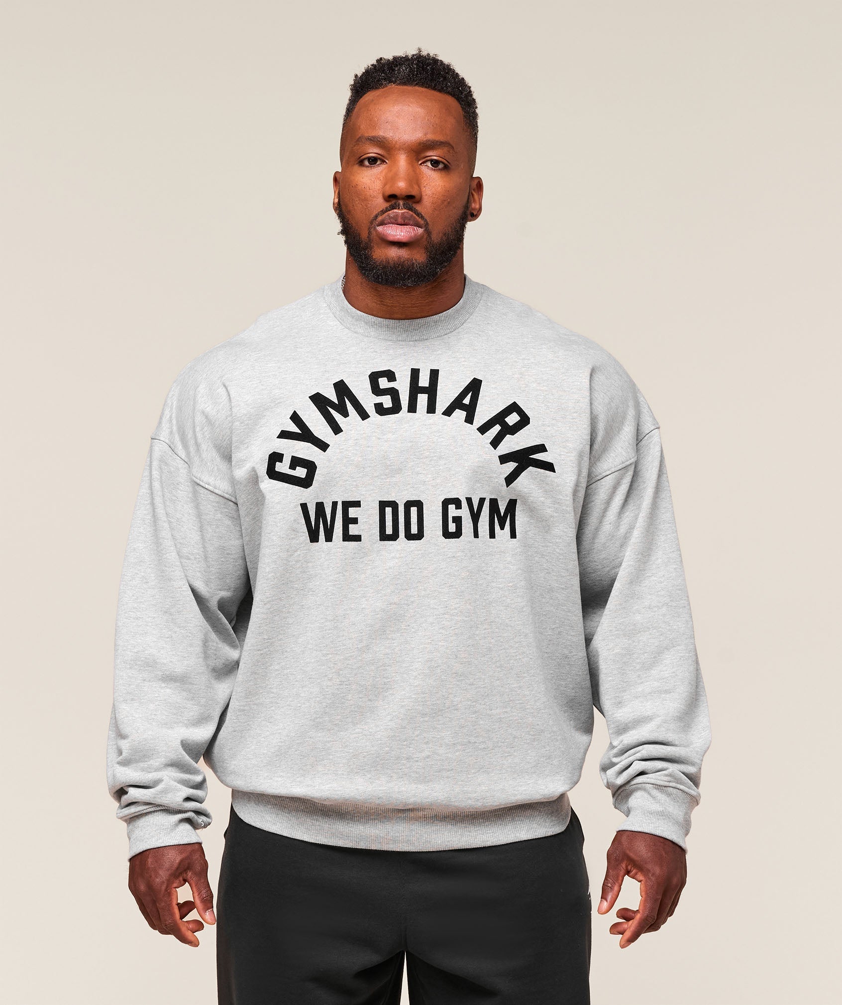 We Do Gym Crew - Light Grey Core Marl