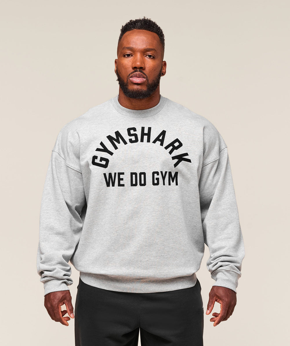 We Do Gym Crew - Light Grey Core Marl