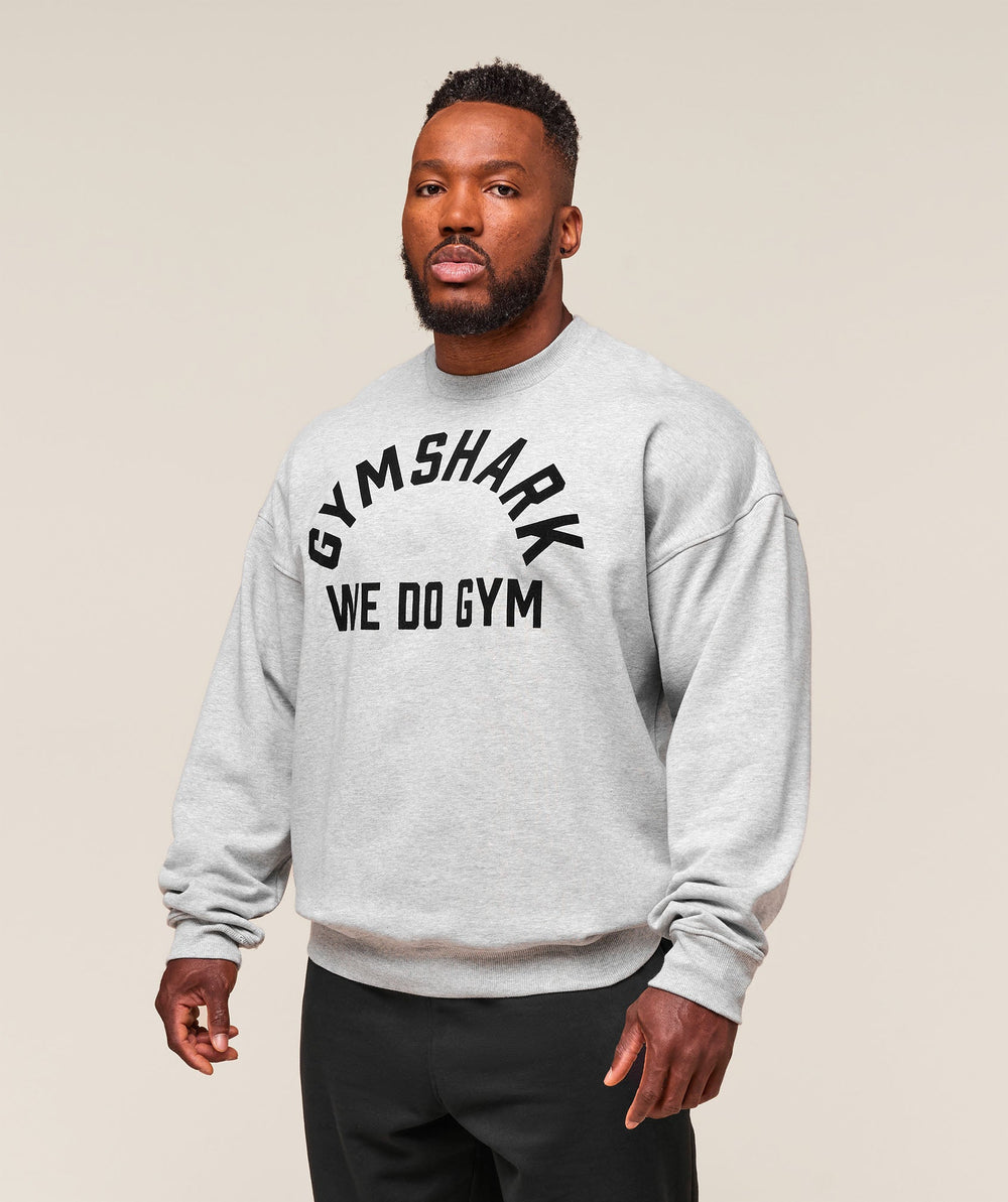 We Do Gym Crew - Light Grey Core Marl